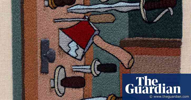 Stitching together a darker side of cartoon images – in pictures