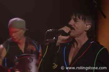 Red Hot Chili Peppers Play ‘Kimmel,’ ‘Fallon’ in Late-Night April Fools Stunt