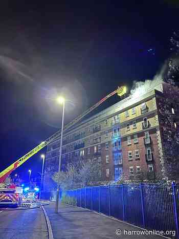 Residents evacuated after fire at Ruislip flats - Harrow Online