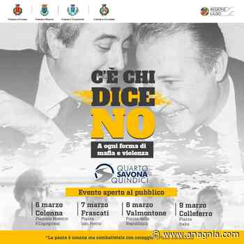 A Colleferro, Frascati, Valmontone e Colonna la Fiat Croma di Giovanni Falcone - Anagnia