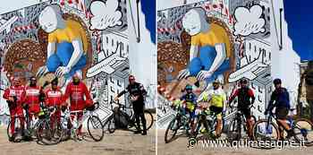 Ciclisti da Carovigno e Brindisi per vedere l'opera di Millo - Qui Mesagne