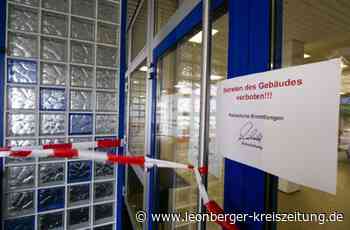 Massive Zerstörung: Randalierer am Leonberger BSZ - Leonberger Kreiszeitung - Leonberger Kreiszeitung