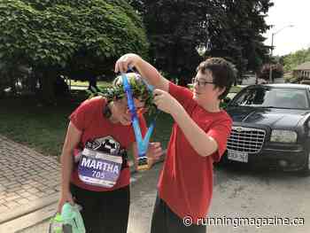 My virtual first marathon: homemade water stations and a homemade finish line - Canadian Running Magazine