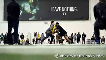 Official 40-yard dash times and results for current and former Ducks in Oregon's Pro Day - Ducks Wire