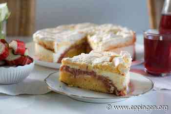 ▷ Frischer Rhabarberkuchen mit Baiser - Eppingen.org