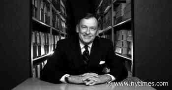 Thomas F. Staley, Dogged Pursuer of Literary Archives, Dies at 86