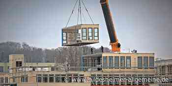 Wie aus Lego-Bausteinen: das neue Haus der Harzwasserwerke in Hildesheim - www.hildesheimer-allgemeine.de