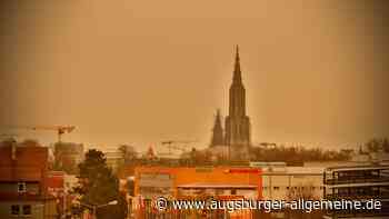 Ulm/Landkreis Neu-Ulm: Wetterphänomen Saharastaub färbt Himmel in Ulm und Neu-Ulm rot-gelb | Neu-Ulmer Zeitung - Augsburger Allgemeine