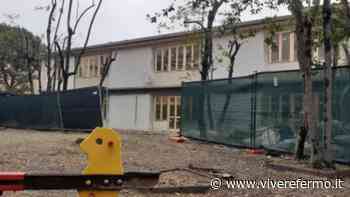 Fermo: anche all'esterno proseguono i lavori all'ex scuola Villa Vitali - Vivere Fermo
