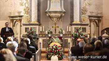 Hunderte Gäste bei Trauerfeier für Kristian Tangermann - WESER-KURIER