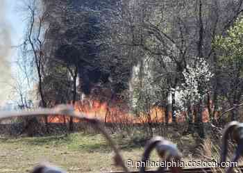 Crews Place Brush Fire Under Control In Paulsboro, Gloucester County - CBS Philly