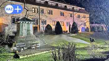 Sehnde: Grill auf Schloss Rethmar brennt – Feuerwehr kühlt Gasflasche - HAZ