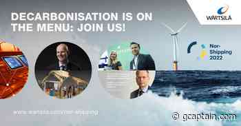 Wärtsilä to focus on decarbonisation and collaboration at Nor-Shipping 2022 - gCaptain