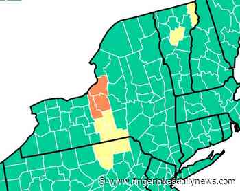 CDC Puts Cayuga, Onondaga, & Oswego Counties into High COVID Level Category - Finger Lakes Daily News