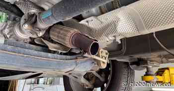 New program introduced to help curb catalytic converter theft in Leduc - Global News