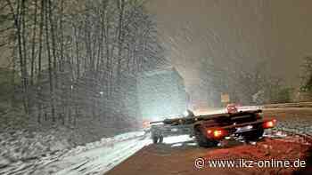 Iserlohn: Wintereinbruch sorgt für Verkehrschaos auf Straßen - IKZ News