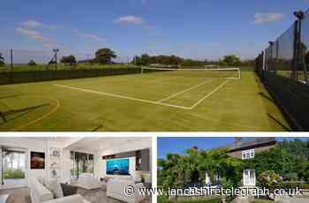 Tennis court and Koi pond are some of the features of this £3m Mawdesley home