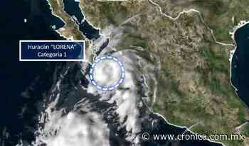 Alerta por huracán Lorena en Loreto, Baja California Sur - La Crónica de Hoy