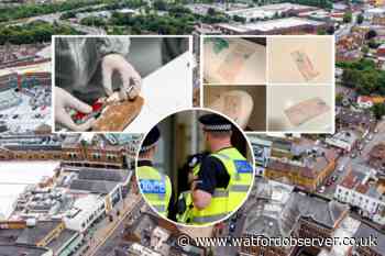Watford cocaine charges plummet while help calls soar 150%