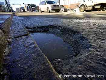 Saturday's letters: Pothole makes for a costly lane-change - Edmonton Journal