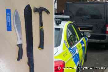 Weapons seized from stolen van in Dudley | Dudley News - Dudley News