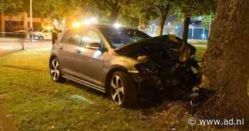 Man rijdt tegen boom, waarna zijn baard in brand vliegt: hij heeft nu een halve sik - AD.nl