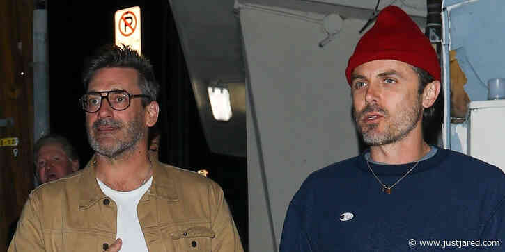Jon Hamm & Casey Affleck Attend Pre-Grammy Party Together in LA (See the Pics!)