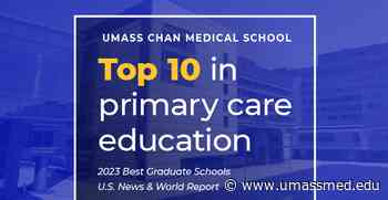 UMass Chan Medical School ranks 10th nationwide for primary care education - UMass Medical School