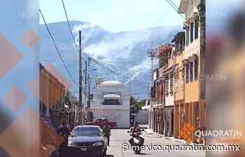 Crece incendio en Cerro Gordo de Iguala - Quadratín México