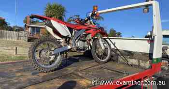 Trail bike seized as part of police operation in Ravenswood. - The Examiner