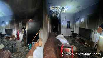 Crews Respond to Early Morning House Fire in Miami