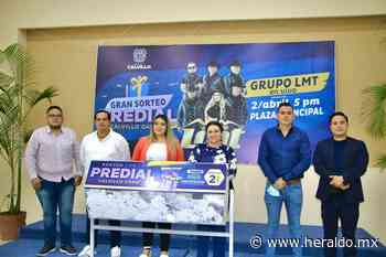 Mañana, Sorteo Predial en Calvillo - El Heraldo de Aguascalientes