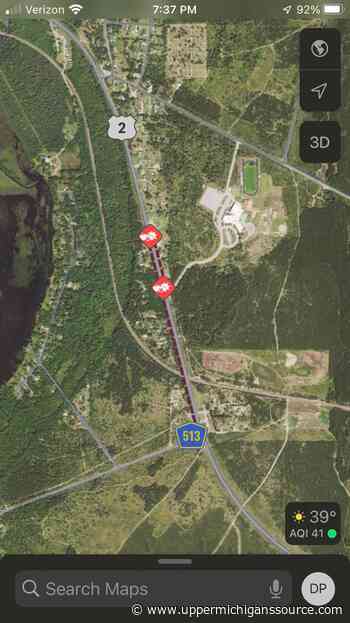 US-2 reopens near Delta County Road 509 after crash - WLUC