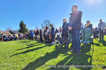 VIDEO: Support and prayers for Ukraine at Langley City vigil – Langley Advance Times - Langley Advance Times