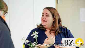 Grünen-Chefin Ricarda Lang spricht in Wolfsburg über A 39 und VW