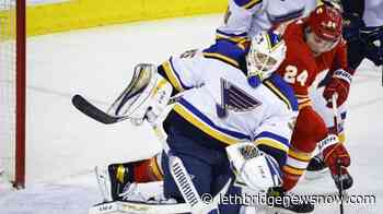 Husso makes 39 saves, Blues deal Flames their 3rd straight defeat - Lethbridge News Now