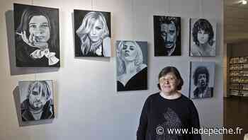Caussade. Francine d’Oliveira Rezende et ses portraits - LaDepeche.fr
