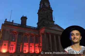 Bolton: Town hall lights up to remember Tom Parker