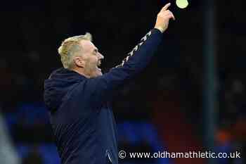 Sheridan On Vital Away Win - News - oldhamathletic.co.uk