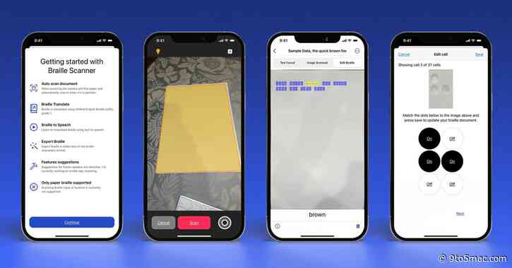 Leverage machine learning on your iPhone to translate Braille with this free app