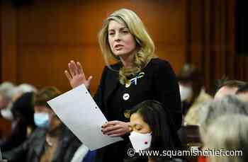 Canada's foreign affairs minister to visit Europe for meetings on Ukraine - Squamish Chief