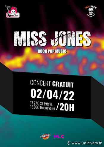 Miss Jones Yo’s BREW samedi 2 avril 2022 - Unidivers