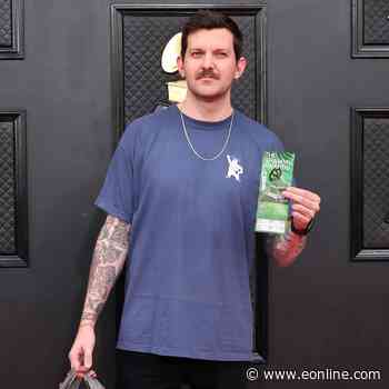 Dillon Francis Is All of Us Bringing Snacks to Grammys 2022 Red Carpet - E! NEWS