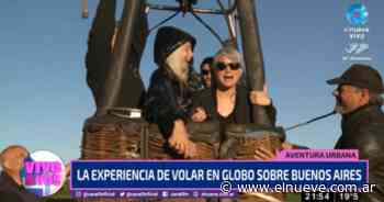 "Aventura Urbana": Alana Gorski y Karin Zavala sobrevolaron Buenos Aires en globo aerostático - telenueve