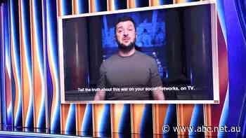 'Fill the silence with your music': Ukrainian president's video plea at the Grammys