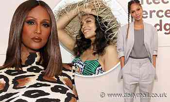 Iman is honored by Rosario Dawson, Joan Smalls at star-studded event to support Black businesses - Daily Mail