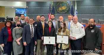 Two honored for saving man in Ford Community and Performing Arts Center pool - Dearborn Press and Guide