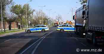 Mannheim:  Rettungshubschrauber nach schwerem Unfall im Einsatz
