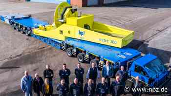 Manöver bei Röttgers im Hafen: Patentierte Fahrzeug-Riesen für Japan in Papenburg erprobt - NOZ
