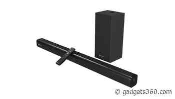 Portronics ‘Pure Sound 103’ Soundbar with 100W Output, Detachable Design Launched in India